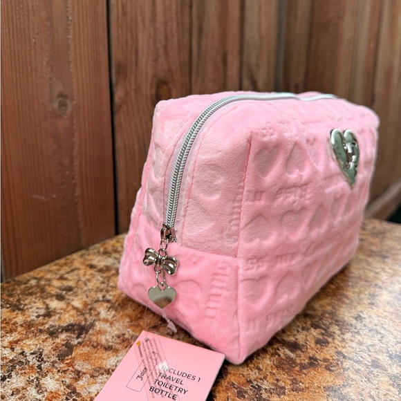 Juicy Couture Kiss My Couture Velour Cosmetic Bag - Picture 3 of 9